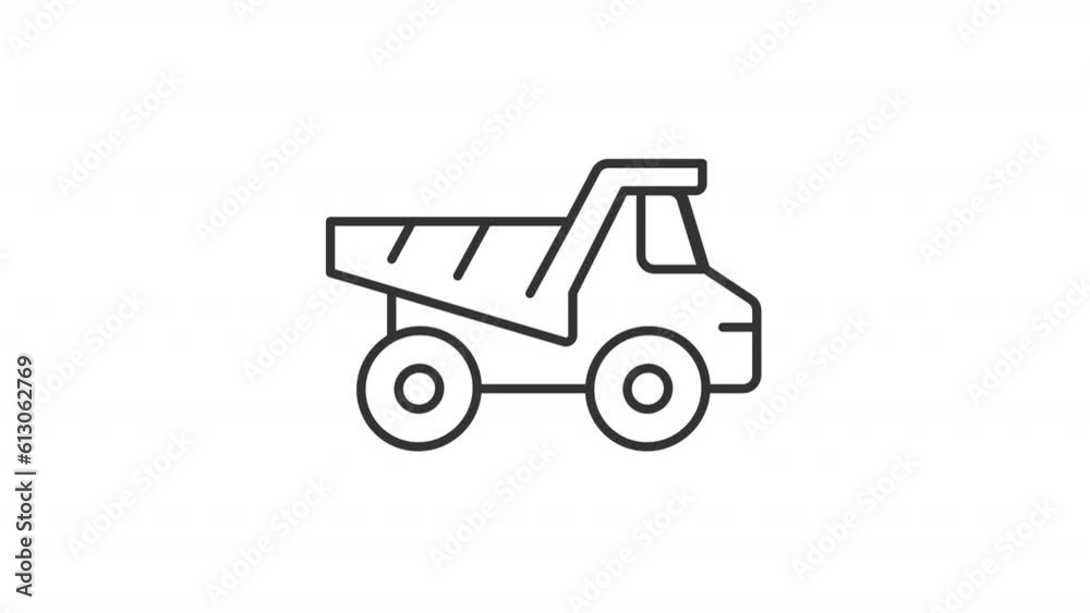 Animated heavy machinery line icons. Mining vehicle animation. Construction equipment. Industrial building. Loop HD video with alpha channel, transparent background. Outline motion graphic Animated heavy machinery line icons. Mining vehicle animation. Construction equipment. Industrial building. Loop HD video with alpha channel, transparent background. Outline motion graphic