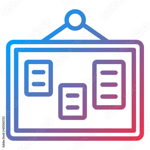 Vector Design Pinboard Icon Style