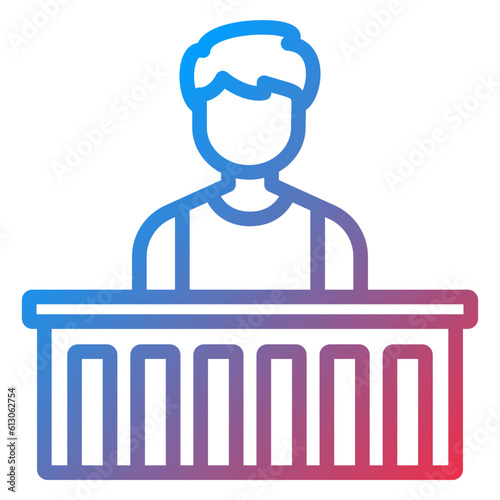 Vector Design Witness Icon Style