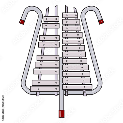 bell lyre vector illustration