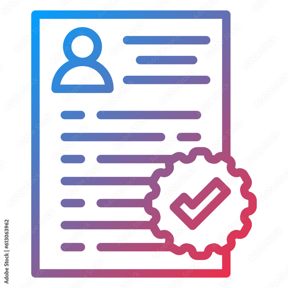 Vector Design Good Resume CV Icon Style Vector Design Good Resume CV Icon Style