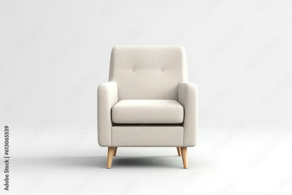 Comfortable chair with armrests, perfect for any indoor space.