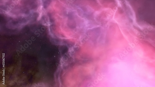 Fototapeta Naklejka Na Ścianę i Meble -  Deep space nebula with stars. Bright and vibrant Multicolor Starfield Infinite space outer space background with nebulas and stars. Star clusters, nebula outer space background 3d render
