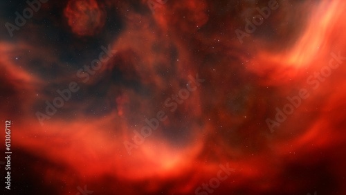 Deep space nebula with stars. Bright and vibrant Multicolor Starfield Infinite space outer space background with nebulas and stars. Star clusters, nebula outer space background 3d render  © ANDREI