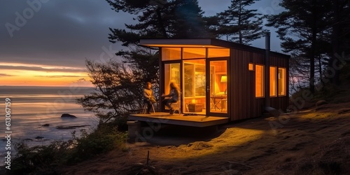 Tiny house with amazing des...