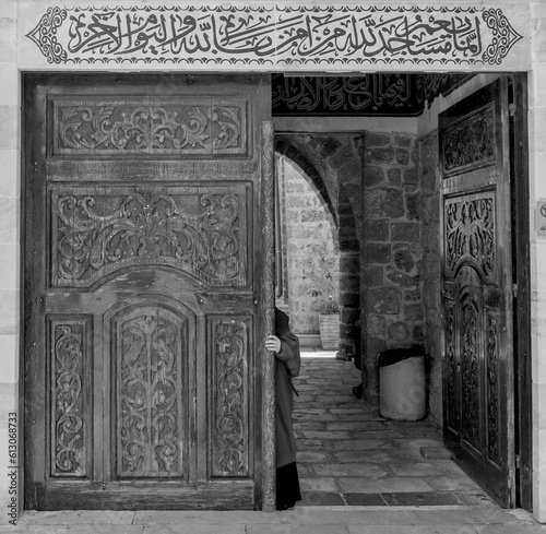 entrance to the mosque