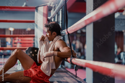 Professional boxer feels exhausted, fatigued after putting up intense effort and discipline while following a training schedule. Strict diets that help with physical fitness also lead to burnout.