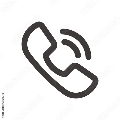 製品設計やアプリ開発やプログラミングに使える、シンプルで使いやすい電話呼び出しアイコン
