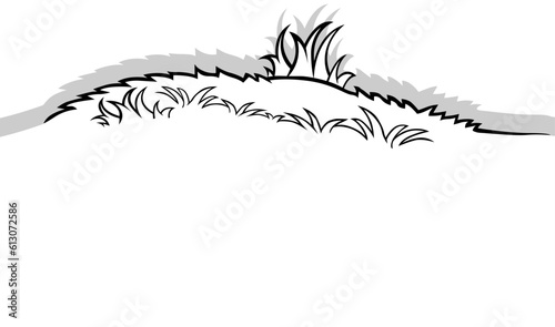 Drawing of a Grassland