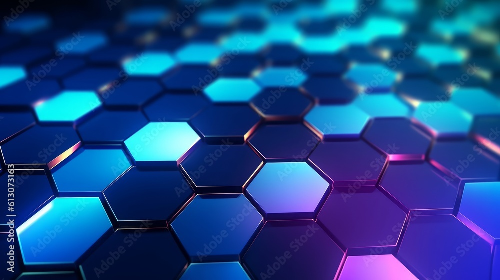 Geometric abstract background. The concept of technology. Generative AI Geometric abstract background. The concept of technology. Generative AI
