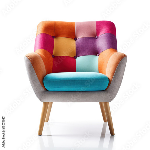 armchair isolated on white background