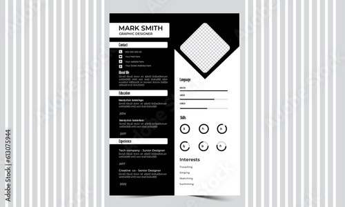 Corporate CV/Resume design template 