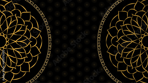 Golden mandala variation