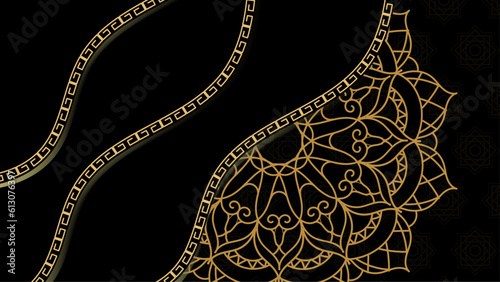 Golden mandala variation