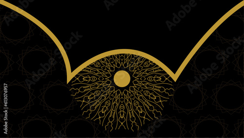 Golden mandala variation