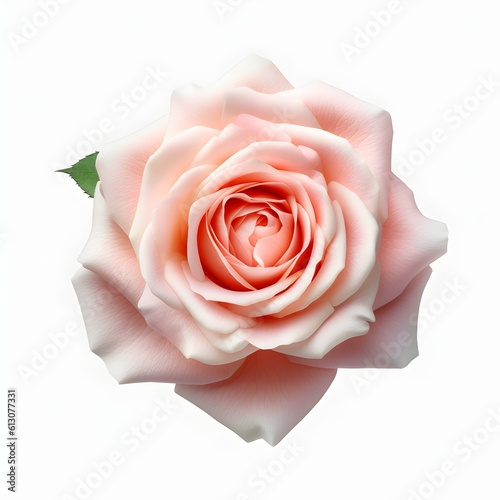 pink rose flower, generative ai