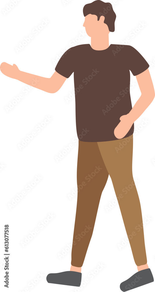 Fototapeta premium Man Gesture Teamwork