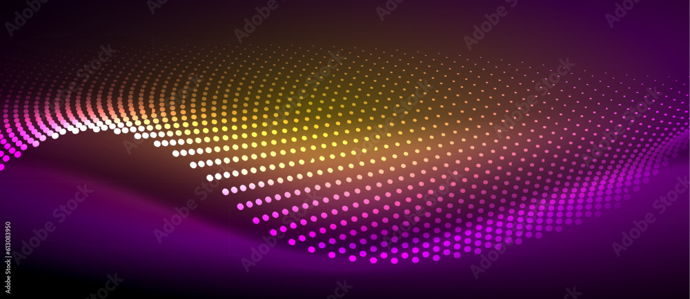 A sleek and stylish design featuring a smooth neon wave glowing against a dark background, perfect for adding a modern and edgy touch to any project A sleek and stylish design featuring a smooth neon wave glowing against a dark background, perfect for adding a modern and edgy touch to any project