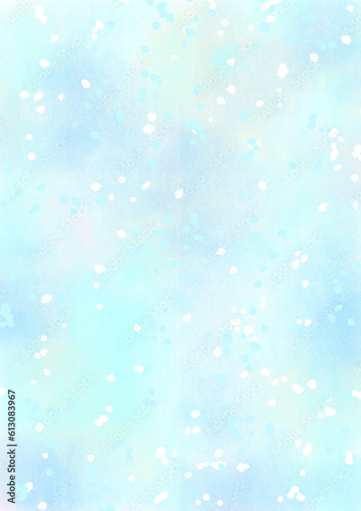 水色の水彩の淡いイメージ背景画像 水色の水彩の淡いイメージ背景画像