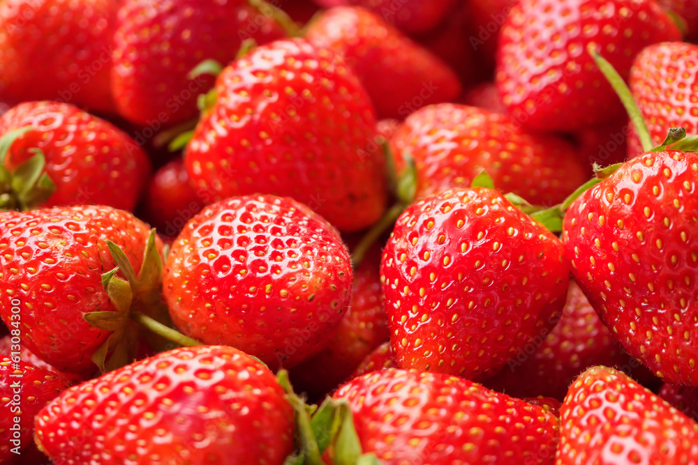Fresh organic red strawberry fruit background Fresh organic red strawberry fruit background