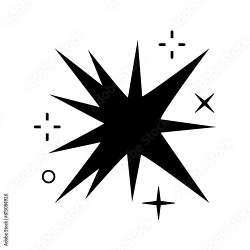 Twinkling stars icon