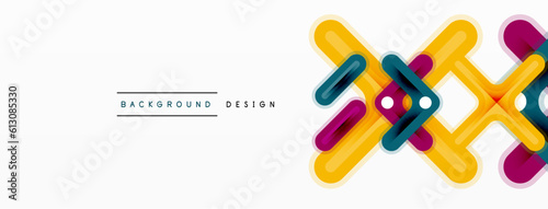 Cross line background minimal geometric template. Design for wallpaper, banner, background, landing page, wall art, invitation, prints, posters