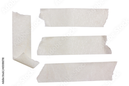 masking tape isolated on white background, Clipping path