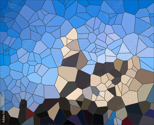 Voronoi diagram background