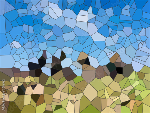Voronoi diagram background