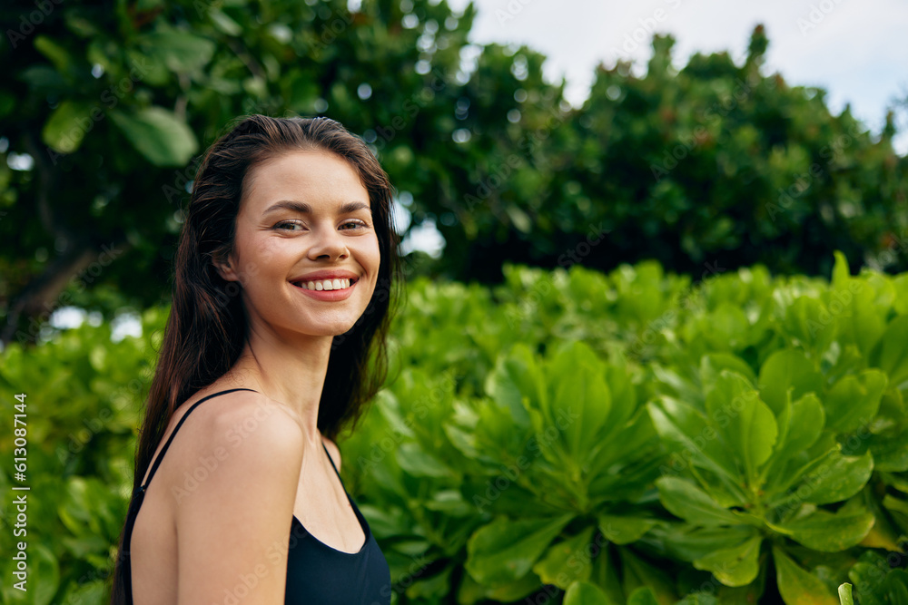 t-shirt woman beautiful walk freedom summer park nature female lifestyle smiling t-shirt woman beautiful walk freedom summer park nature female lifestyle smiling