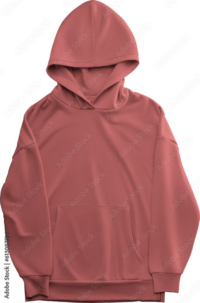 Unisex Red hoodie mockup, png, front view Unisex Red hoodie mockup, png, front view