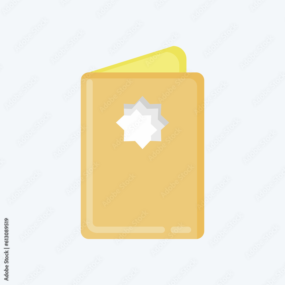 Icon Eid Card. related to Eid Al Adha symbol. Flat Style. simple design editable. simple illustration Icon Eid Card. related to Eid Al Adha symbol. Flat Style. simple design editable. simple illustration