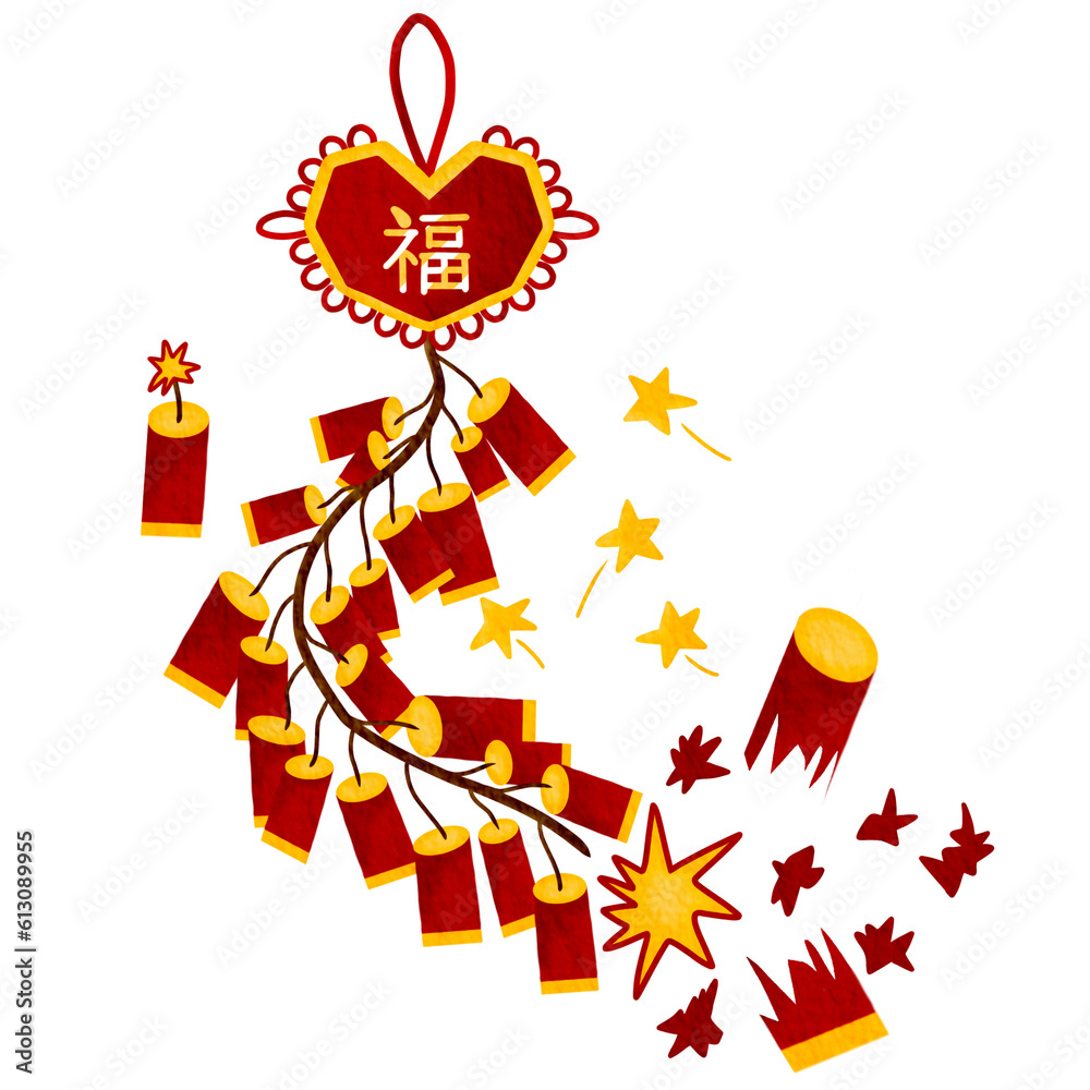 Chinese new year firecracker 