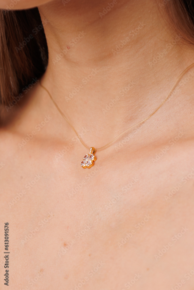 Beautiful young girl with fresh healthy skin. Woman advertise ear-rings. White background. Earrings closeup. Blond european woman with long hair with big lips, pretty smile. Cosmetology, scincare Beautiful young girl with fresh healthy skin. Woman advertise ear-rings. White background. Earrings closeup. Blond european woman with long hair with big lips, pretty smile. Cosmetology, scincare
