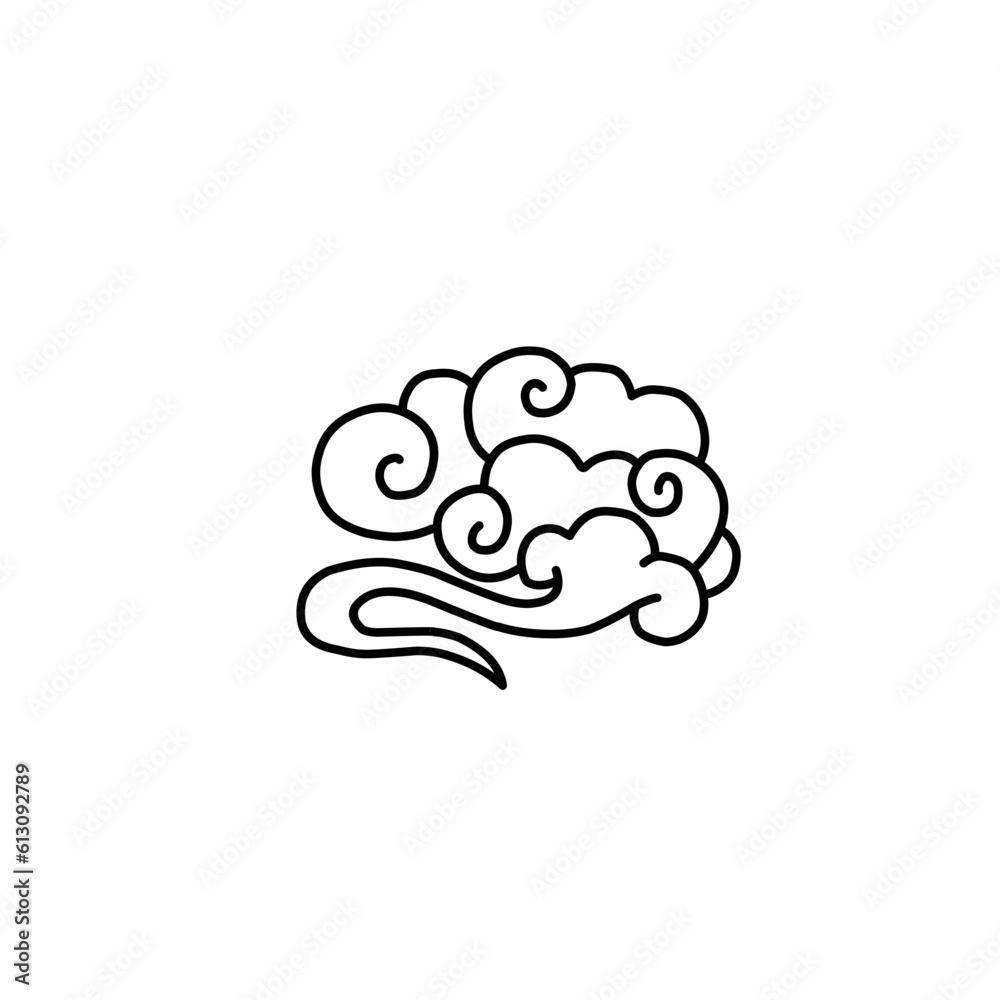 oriental cloud illustration oriental cloud illustration