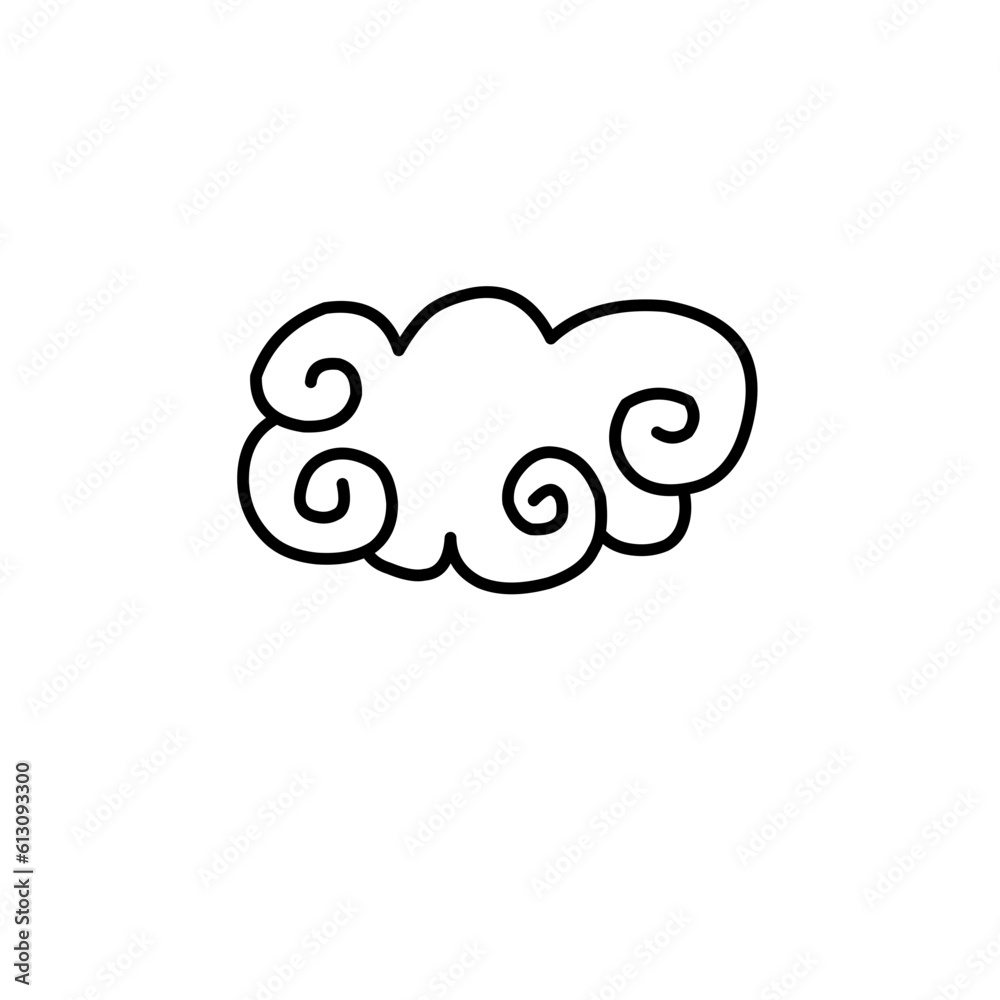 oriental cloud illustration oriental cloud illustration