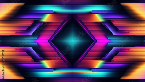 abstract background with glowing lines