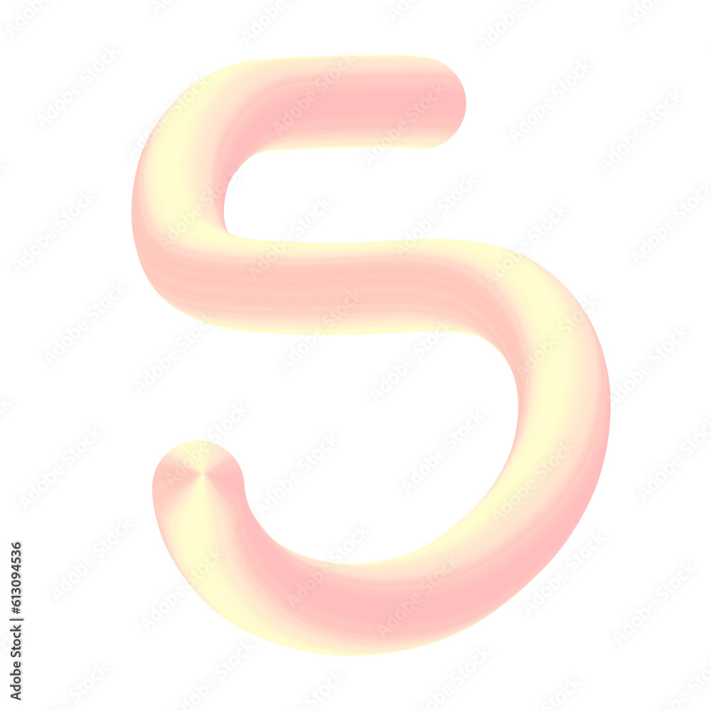 Pink number 5 Pink number 5