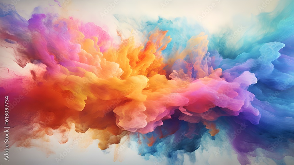 Fototapeta premium Farbexplosion Hintergrund