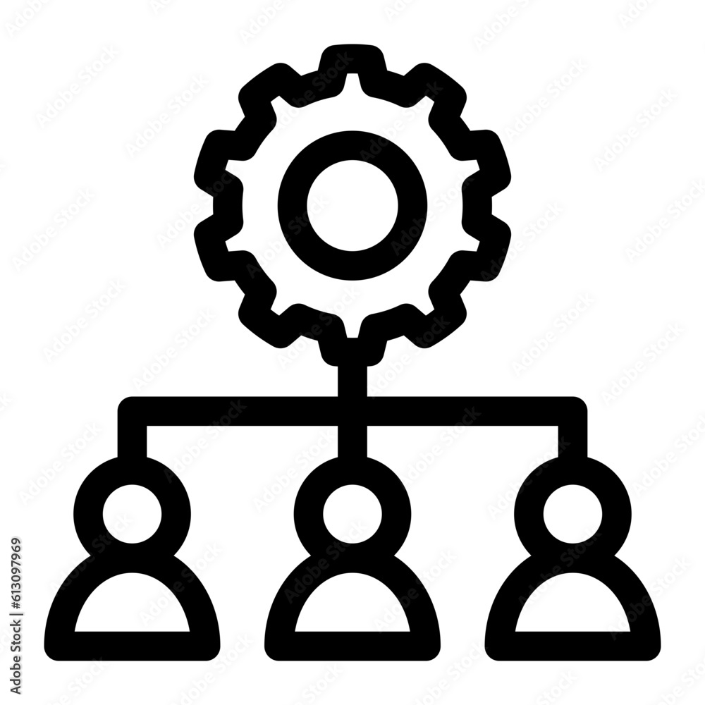 teamwork line icon teamwork line icon