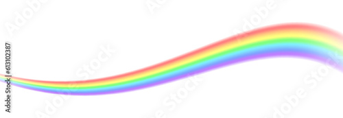 Vector rainbow. Rainbow png. Effect after the rain. A natural phenomenon.