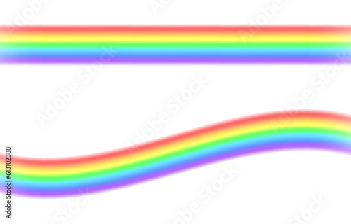 Vector rainbow. Rainbow png. Effect after the rain. A natural phenomenon.