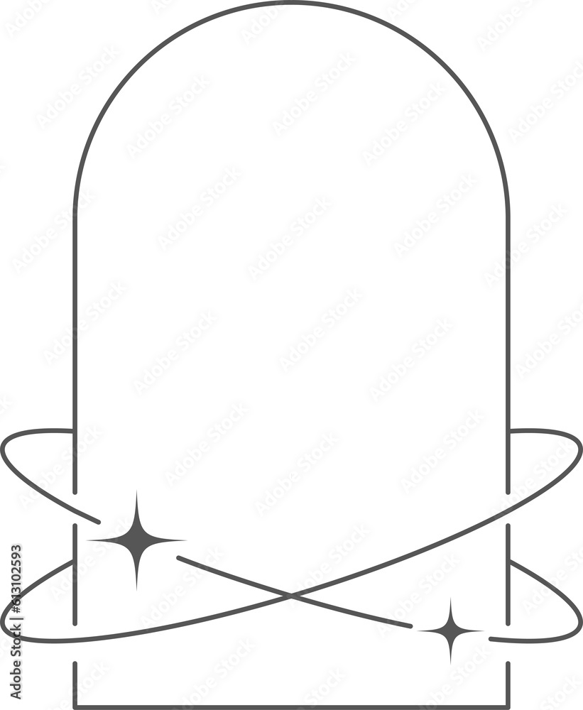 Aesthetic frame shape. Outline minimal graphic elements with stars. Abstract boho arch with sparkles. Trendy geometric template for poster and story. Aesthetic frame shape. Outline minimal graphic elements with stars. Abstract boho arch with sparkles. Trendy geometric template for poster and story.