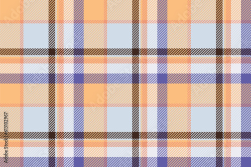 Plaid background, check seamless pattern. Vector fabric texture for textile print, wrapping paper, gift card or wallpaper.
