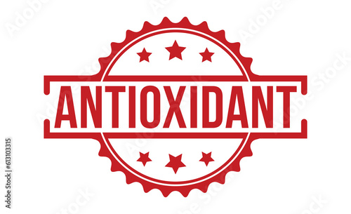 Antioxidant rubber stamp vector illustration on white background. Antioxidant rubber stamp