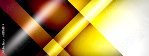 Light and shadow squares and lines abstract background