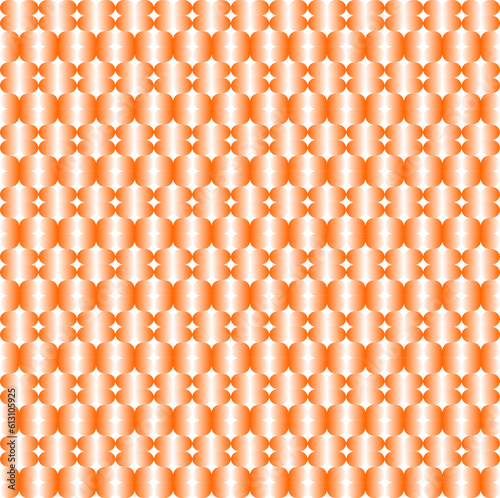 Seamless Geomatric vector background Pattern in orange