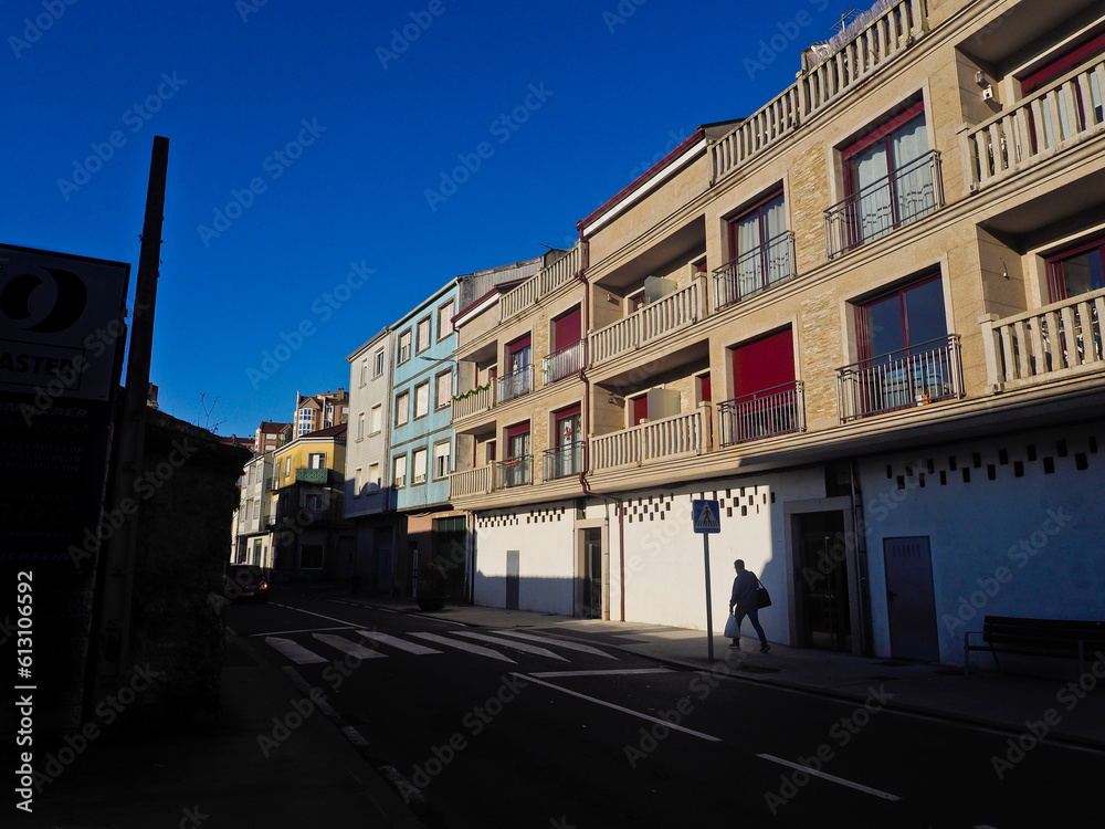 Noia (Galicia, España). Pueblo cerca de Santiago de Compostela y considerado uno de los más bonitos de la región.