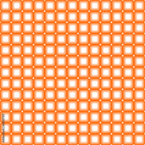 Seamless Geomatric vector background Pattern in orange