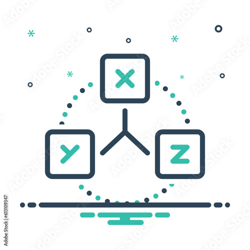 Mix icon for coordinates 